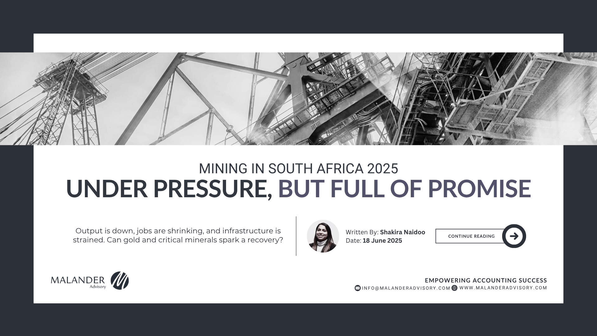 Revitalizing South Africa’s Mining Sector: Challenges, Opportunities, and the Path Forward