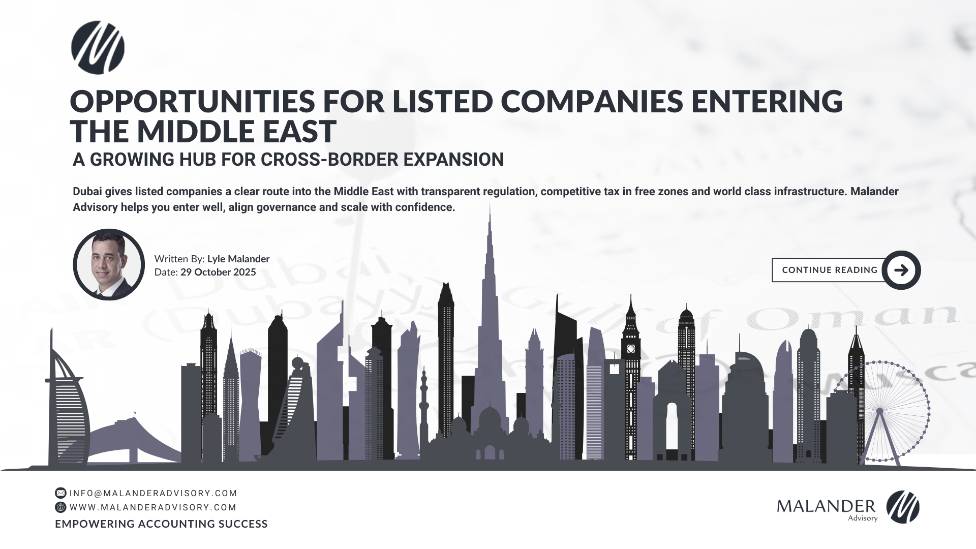 Opportunities for Listed Companies Entering the Middle East
