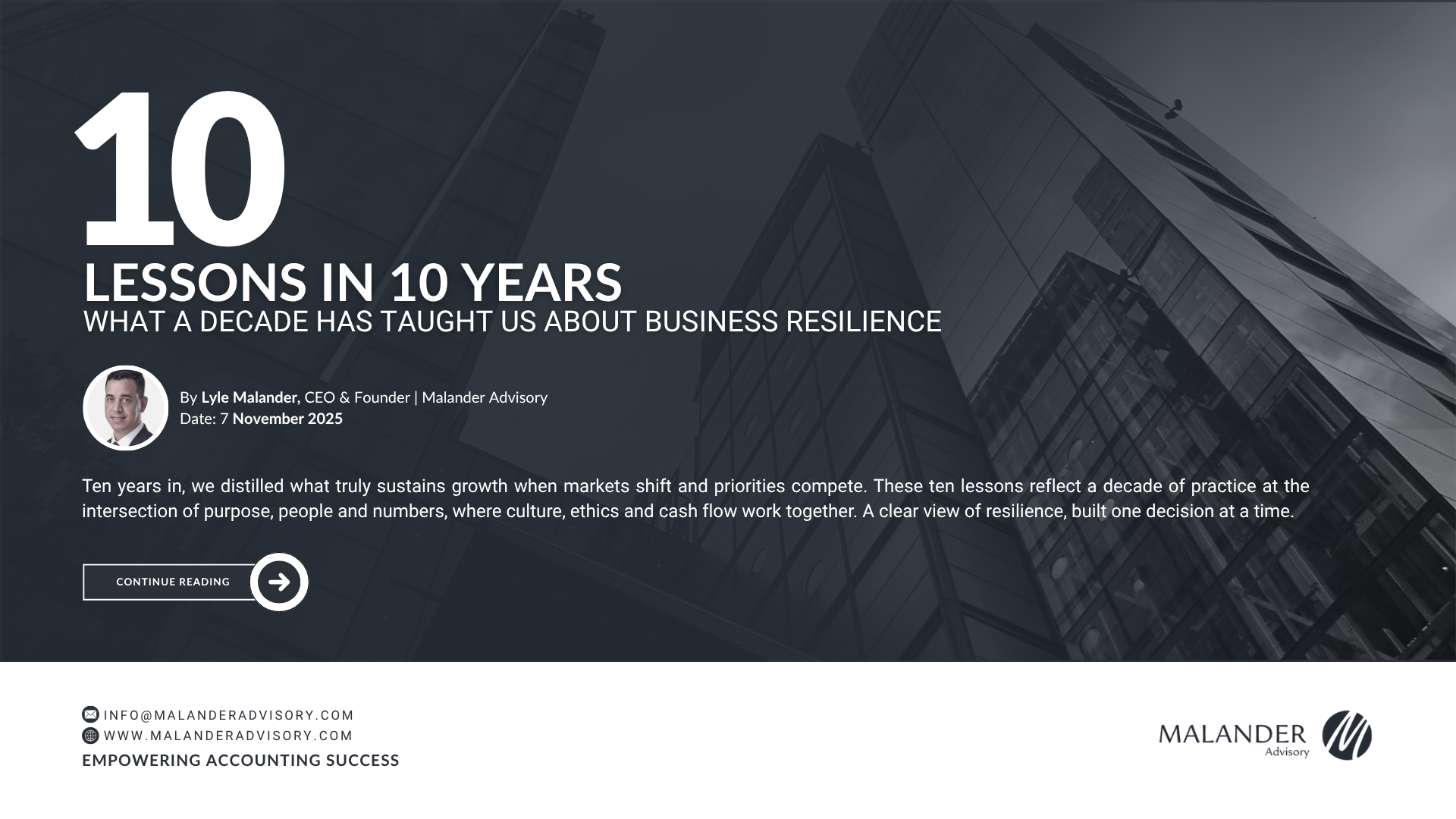 10 Lessons in 10 Years: What a Decade Has Taught Us About Business Resilience